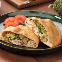 Chicken and Broccoli Calzone